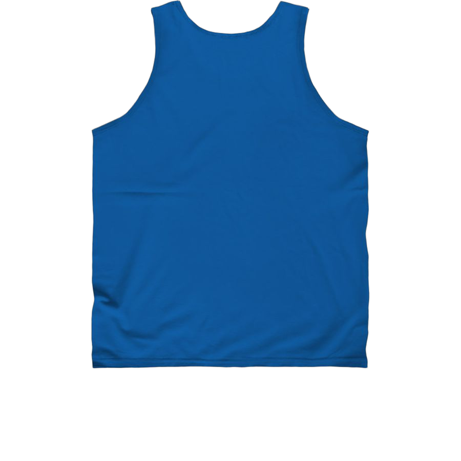 Royal Blue Classic Unisex Tank Top - Back